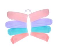 ERINGOGO 8pcs Soap Foaming Net Pouch with Lanyard Thickened Bar Soap Bags for Easy Foaming Gentle Facial Exfoliating Portable Bathroom Storage in Pink Green Purple