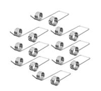 ERINGOGO 8pcs Trash Can Lid Torsional Springs Replacement Small Metal Tension Springs for Smooth Flip Action Quick Repair for Kitchen Waste Bin Lids Versatile DIY Maintenance
