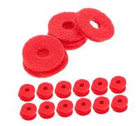 ERINGOGO 90pcs Piano Felt Washers Precision Piano Accessories for Accurate Tuning and Maintenance Easy to Use and Portable for Professionals and Amateurs Red