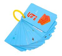 ERINGOGO 90Pcs Thai Vocabulary Flash Cards Practical Learning Cards for Double Sided Educational Tools for Early Reading and Language Development Engaging and Portable Learning Aid