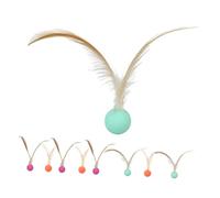 ERINGOGO 9pcs Elastic Interactive Cat Resilient Bouncy Balls for Indoor and Outdoor Exercise Durable and Safe Pet to Boredom and Promote
