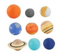 ERINGOGO 9pcs Planetary Model Toy for Boys and Girls Solar System Planets Educational Simulation Model Toys