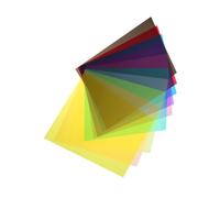 ERINGOGO A4 Colored PVC Cellophane Sheets 10pcs Craft Wrap for Baskets and Decorations Iridescent Vinyl Film for DIY Projects