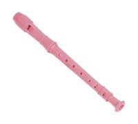 ERINGOGO Abs Pink Descant Recorder Flute for Children Beginner Music Instrument Resin Plastic Suitable for Early Music Education and Performance