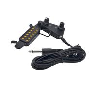 ERINGOGO Acoustic Guitar Pickup Suitable for Acoustic Instruments with Tone and Volume Control, Abs Material, 6.35mm Mono Plug, Connect Amplifier and Crisp Sound and Music Lovers