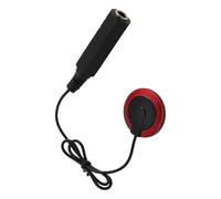 ERINGOGO Acoustic Guitar Pickup Transducer with Eq Red Soundboard Contact Microphone for Folk Guitar and Ukulele - Multipurpose Sound Hole Pickup Accessory for Acoustic Instruments