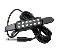 ERINGOGO Acoustic Guitar Pickup with Cable No for Easy Installation Suitable for Guitars and Ukuleles Captures Sound Without Interference
