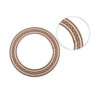 ERINGOGO Acoustic Guitar Sound Hole Rosette Brown Wooden Rosette Accessory for Classical Guitars Durable High Grade Material Unique Design Enhances Beauty