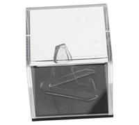 ERINGOGO Acrylic Guitar Pick Display Box Clear Portable Plectrum Organizer Storage Case for Collectible Guitar Picks Home Use