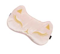 ERINGOGO Adjustable Artificial Silk Sleeping Mask Cartoon Cat Eye Cover for Women Light Blocking Eye Shade for Insomnia Headache Relief Soft Comfortable Sleep Aid for Travel and Home Use