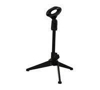 ERINGOGO Adjustable Desktop Microphone Stand Professional Tripod Mic Holder for Broadcasting Podcasting Online Meetings and Singing Stable Table Mount Bracket Shaped Clip for Speech and