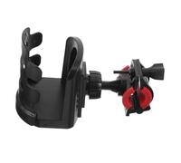 ERINGOGO Adjustable Mic Stand Drink Holder Cup Holder for Water Bottles Mugs Travel Beverages Height Adjustable Minimalist Design for Live Streaming Recording Presentations