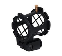 ERINGOGO Adjustable Microphone Mount Anti Vibration Shockmount with Lightweight Plastic Construction for Recording and Touring Use, Suitable for Radio Hosts and Musicians