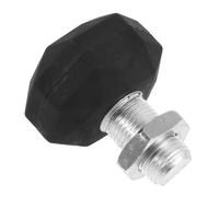 ERINGOGO Adjustable Rubber Roller Skate Toe Stopper with Stainless Steel Base Wear-resistant Brake Pad Replacement for Double-row and Inline Skates for Reliable Braking