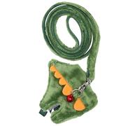 ERINGOGO Adjustable Small Pet Harness and Leash Kit for Ferrets and Small Pets Lightweight Traction Rope with Comfortable Vest Design Easy Control and Storage Random Color