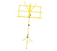 ERINGOGO Adjustable Song Stand Holder Musician Fold Guitar Accessory Portable Collapsible Musical Instruments Stand Lightweight Music Stand Songbook Stand Music Stand Accessories Yellow