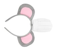 ERINGOGO Adorable Chef Mouse Ears Headband Soft and Durable Costume Accessory for Halloween Cosplay Birthday Parties and Animal Cosplay Events Lifelike Design for Fun