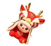 ERINGOGO Adorable Stuffed Dragon Plush Doll Soft Desktop with Detailed Workmanship Lovely Decorative Dragon Plush for Home Car Sofa and Mood Booster