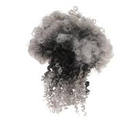 ERINGOGO Afro Puff Curly Ponytail Extension with Drawstring Clip Voluminous Natural-looking Hairpiece for Women Soft Synthetic Hair for Proms Weddings Cosplay and Daily Styles