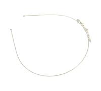 ERINGOGO Alloy Hairband Crystal Butterfly, Elegant Gold Head Decor Hair Hoop for Women, Stylish Hair Accessory Suitable for Weddings and Daily Wear