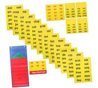 ERINGOGO Alphabet Learning Cards Early Educational English Spelling Flashcards for Preschool Cognitive Development and Hand Eye Coordination Game