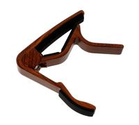 ERINGOGO Aluminium Alloy Guitar Capo Grain Finish Professional Clip Tuner for Guitar and Ukulele Easy to Use for Beginners and Experienced Musicians