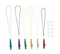ERINGOGO Aluminum Alloy Kazoo Set with Extra Membranes and Lanyards, Easy to Learn Performance Kazoo Musical Instrument for Children and Beginners, for Musical Enlightenment and Fun