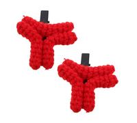 ERINGOGO Anger Mark Hair Clip Curly Bangs Hair Clip Hairstylist Essentials Angry Hairpins Duckbill Barrette Accessories on Bangs Red