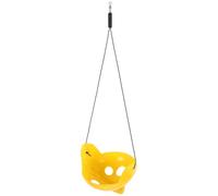 ERINGOGO Aquatic Sturdy Terrarium and Platform Frogs Frog for Habitat Feeding Made of Abs Material, Yellow Decorative Resting Place Promoting Growth Box Reptiles Suitable