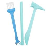 ERINGOGO Archaeological Digging Kit 3pcs Set with Hammer, and Brush - Educational Gemstone Excavation Tools for Boys and Stem Science