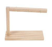 ERINGOGO Armor Display Stand for Nail Art Minimalist Wood Design for Salon Home Use Includes Nail Tip Display Board