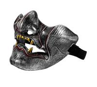 ERINGOGO Authentic Japanese Cosplay Hannya Mask Unisex Traditional Performance Party Prop Sturdy Material Detailed Design for Masquerades and Themed Events