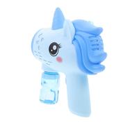ERINGOGO Automatic Handheld Unicorn Bubble Maker Blue Lightweight Portable Bubble Machine for Indoor Outdoor Birthday Parties Weddings Camping