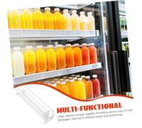 ERINGOGO Automatic Soda Can Dispenser for Refrigerator with Self-Pushing Glide Function Abs and Iron Beverage Organizer for Fridge and Supermarket Shelves Spacious Cold Drink Storage