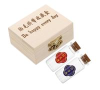 ERINGOGO Baby Keepsake Box with Elegant Wood and Glass Design for Preserving Large Capacity to Treasure Baby's Milestones and Umbilical Cord First Haircut Present for Newborn Families