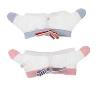 ERINGOGO Baby Thumb Sucking Stop Gloves and Hand Corrector Mittens for Infants, Adjustable Breathable Cotton Baby Protective Gloves with Wrist Guard, 2 Pairs for Boys and Girls M Size,