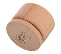 ERINGOGO Baby Tooth Keepsake Box for Boys and Girls Wooden Tooth Storage Container with Beech Wood Material Memory Preservation