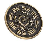 ERINGOGO Bagua Mirror with Four Divine Antique Style Feng Shui Ornament for Home Evil Spirit Exorcism Luck and Traditional Chinese Decorative Blessing