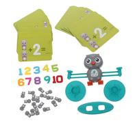 ERINGOGO Balance Math for Learning and Counting Educational Math Games for Safe Plastic Material Enhances Problem Solving and Critical Thinking Skills