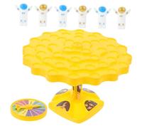 ERINGOGO Balance Spaceman Large Yellow Plastic Astronaut Blocks for Montessori Stacking Plaything for Developing Patience Motor Skills and Social Interaction Educational Game for Boys