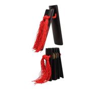 ERINGOGO Bamboo Chinese Kuaiban Clapper with Large and Small Finger Castanets for Sound Percussion Noise Makers Enhancing Public Speaking and Performance Skills