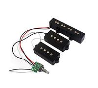 ERINGOGO Band Equalizer Eq Preamp Circuit Set for Active Bass Guitar Tone Control Wiring Harness with Pickups for Electric Guitar Models