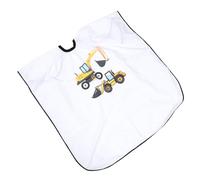 ERINGOGO Barber Cape for Years Haircut Cape with Cartoon Excavator Design Anti-Static Salon Smock for Hair Washing Cutting and Styling Comfortable Hairdressing Apron for Boys