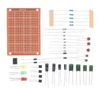 ERINGOGO Basic Electronics Soldering Practice Kit for Beginners with Breadboard Training Board and Interactive Components for DIY Circuit Building and Skill Development