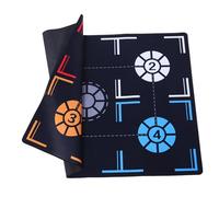 ERINGOGO Basketball Training Mat Youth Edition Silent Footwork and Dribble Exercise Pad with Anti-slip Surface for Indoor Skill Development and Noise Reduction