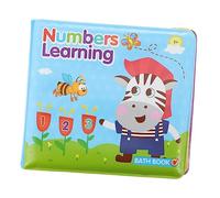 ERINGOGO Bath Book for Tear Resistant Early Educational Floating Shower Book with Sound Interactive Sensory Learning for Boys and Bath