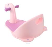 ERINGOGO Bath Chair for Boy Girl Non- Boy Girl Bath Seat Armrest Support Cute Horse Design for Safe and Fun Bathing Tea Flower