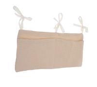 ERINGOGO Bed Organizer Double Slot Storage Bag for Stroller Bassinet Nursery Multi-Purpose Diaper Pouch for Toys Bottles Essentials Lightweight Easy to Attach