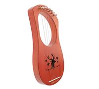 ERINGOGO Beginner Harp Portable Lyre Harp Music Instrument Lovers Made of Crafts Delicate Style for Handheld Playing and Learning