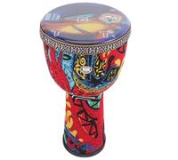 ERINGOGO Beginner Pvc Djembe Drums Latin Percussion Drum Hand Djembe Colorful Compact Lightweight for Band Settings and Music Festivals